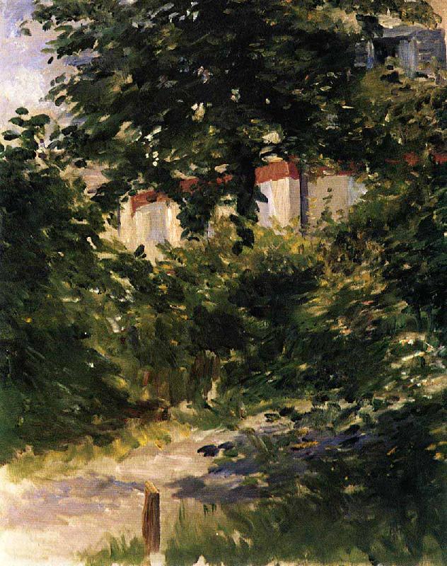 Edouard Manet Gartenweg in Rueil Sweden oil painting art